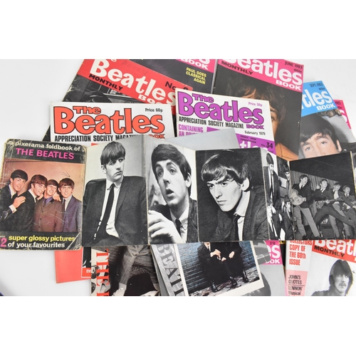 193 - A collection of 'The Beatles' ephemera, to include a Worcester Ware metal tray, The Beatles Monthly ... 