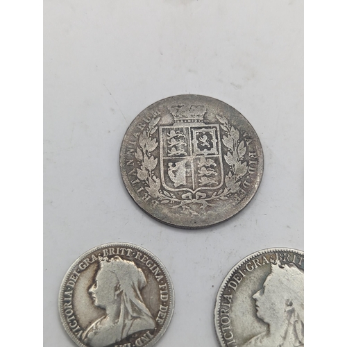 19 - A collection of Georgian and Victorian British coinage to include a George III 1819 Sixpence, mixed ... 