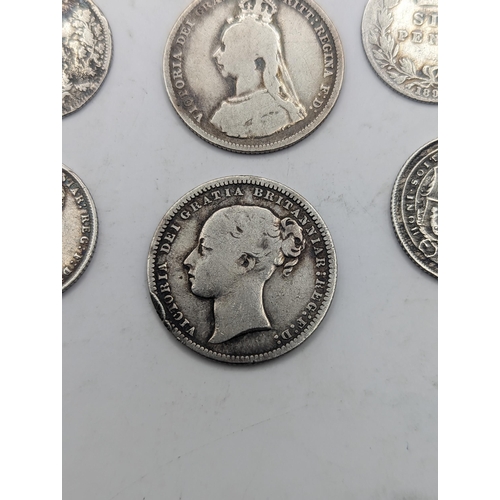 19 - A collection of Georgian and Victorian British coinage to include a George III 1819 Sixpence, mixed ... 