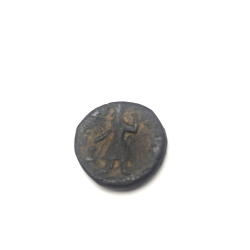 22 - India Ancient - Kushan Empire - Kanishka (127 -150) Tetdrachm ( 8.3g, 22mm, 4mm) Mint mark I, crowne... 