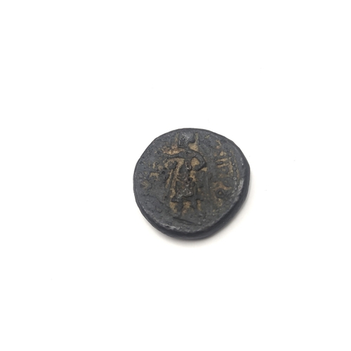 22 - India Ancient - Kushan Empire - Kanishka (127 -150) Tetdrachm ( 8.3g, 22mm, 4mm) Mint mark I, crowne... 