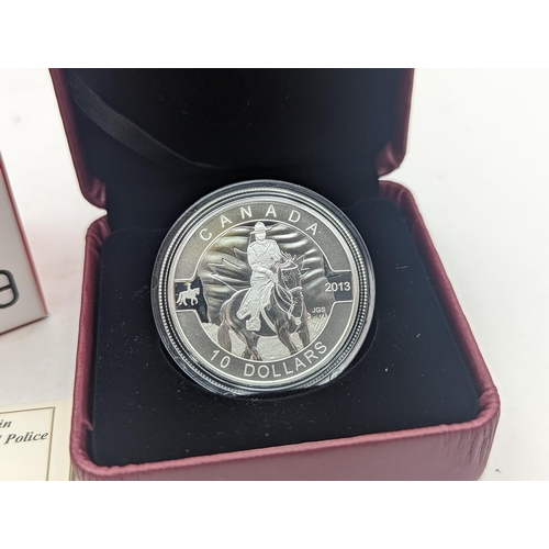 26 - Canada - Elizabeth II (1952 -2022) 2013 'O Canada' silver proof $10/ Ten Dollars in presentation box... 