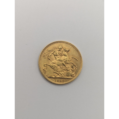 30 - United Kingdom - George V (1910 -1936)Full Sovereign dated 1912, London Mint
Location: CAB4