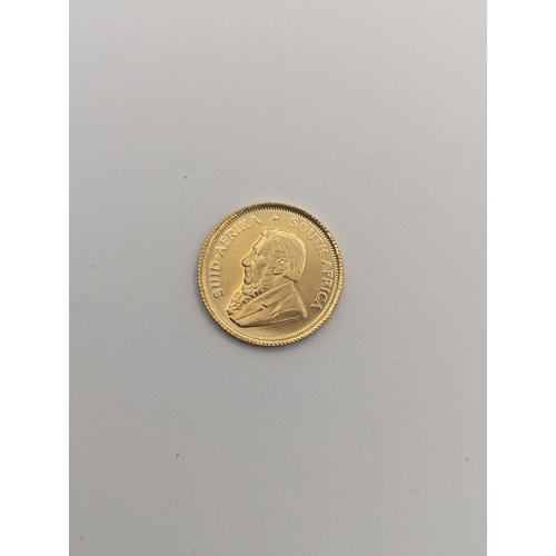 33 - South Africa - 1⁄10 Krugerrand , 1⁄10 Fine gold, dated 1980
Location: CAB4