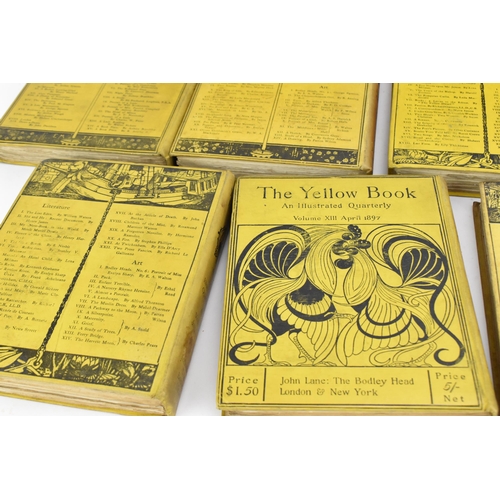 209 - Complete thirteen volumes set of 'The Yellow Book', 1894-1897, illustrated by Aubrey Beardsley, publ... 