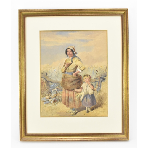 228 - Continental School, 19th century
probably British, depicting a genre figurative painting of a farmer... 