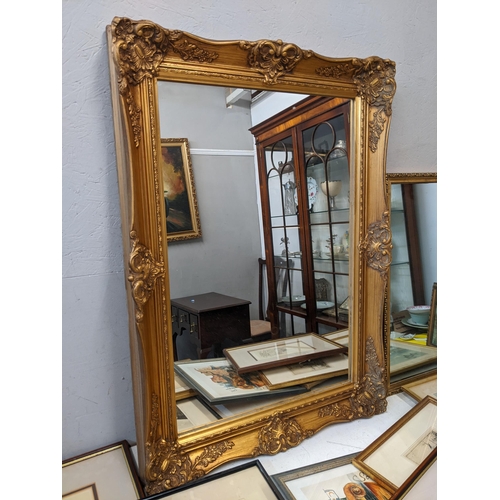 313 - Mirrors, pictures and metalware to include etchings, prints gilt framed mirrors and fine irons
Locat... 