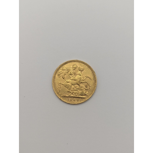 52 - United Kingdom - Edward VII (1901-1910), full sovereign, dated 1902, London Mint
Location: CAB4