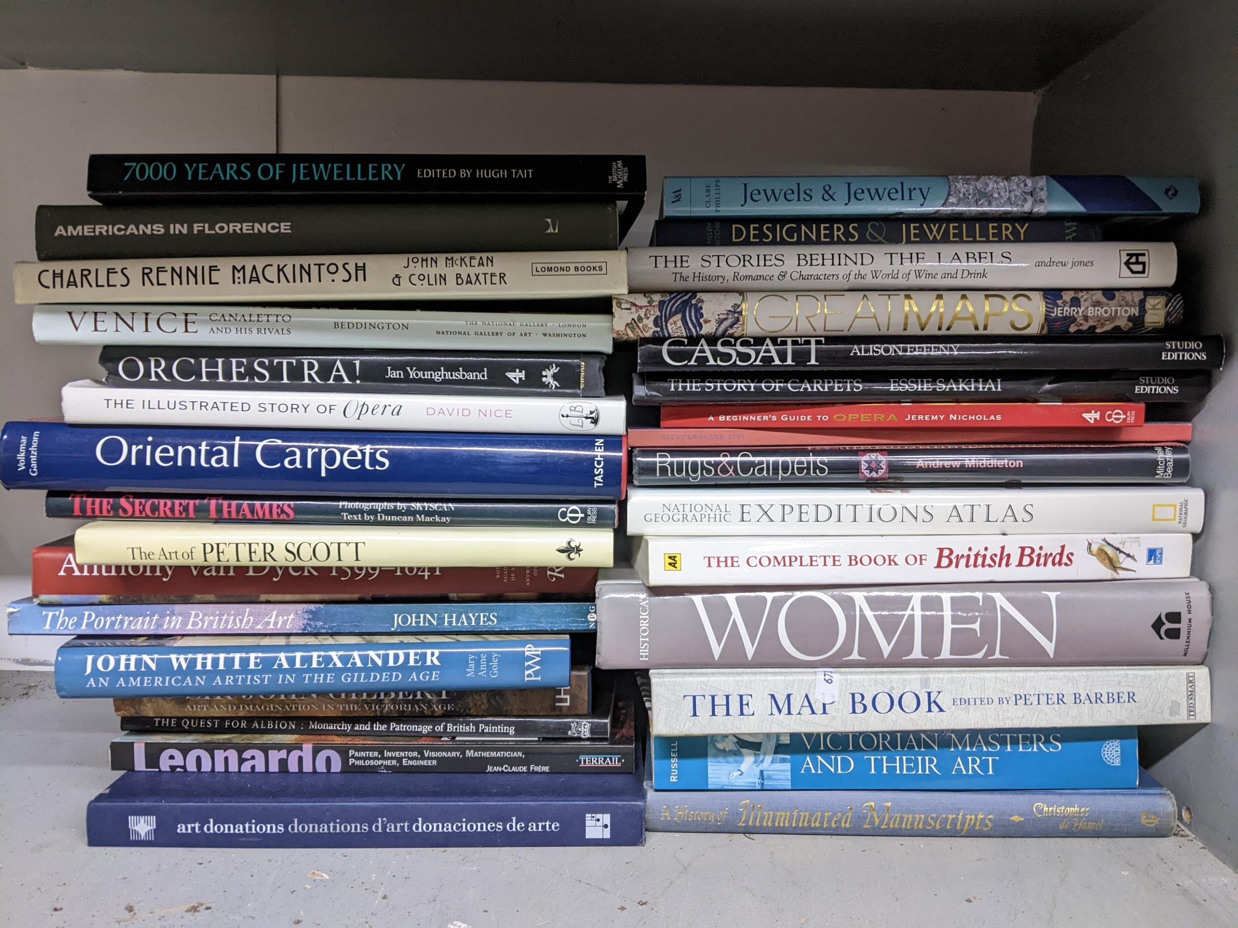 Mixed books to include Clare Phillips 'Jewels & Jewelry