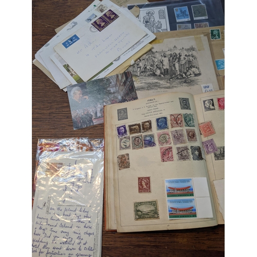 377 - Two albums of mixed early 20th century and later world stamps to include British and Commonwealth, E... 