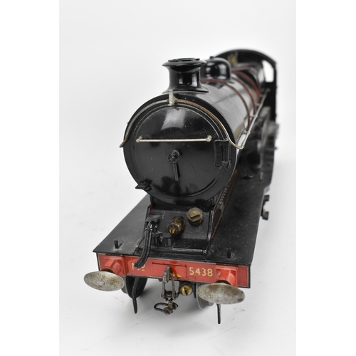 240 - A Bing live steam gauge 1 4-4-0 locomotive and tender LNER (London North Eastern Railway), lined bla... 