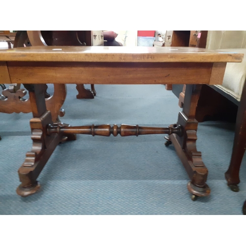 402 - A 20th century low oak occasional table, 44cm h x 61cm w x 41cm d
Location: R1M