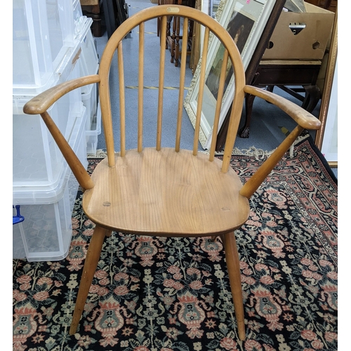 113 - A mid 20th century Ercol Windsor elm and beech hoop back armchair
Location:RAF