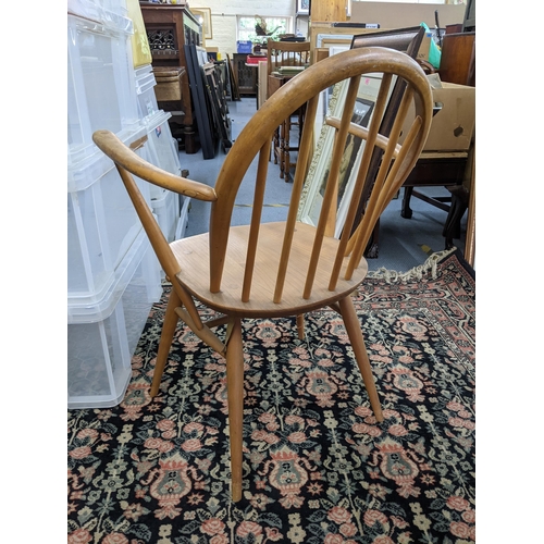 113 - A mid 20th century Ercol Windsor elm and beech hoop back armchair
Location:RAF