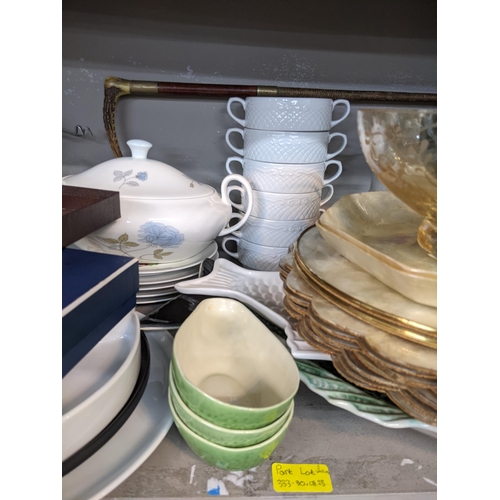 333 - Ceramics to include part dinner services, Thomas Germany and Royal Worcester Isabella pattern, Royal... 