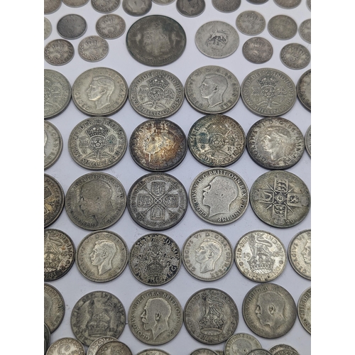 58 - Mixed British coinage to include Edward VII and George V pre 1920 three pence's and shillings along ... 