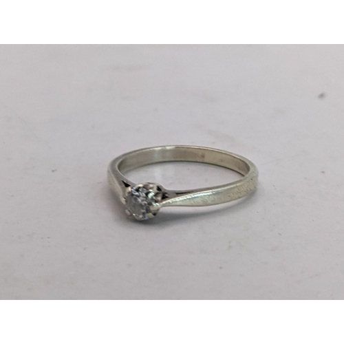 101 - A 9ct gold and diamond solitaire ring, 1.90g
Location: CAB3