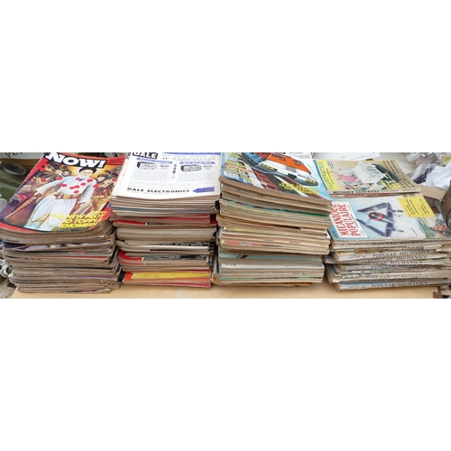 49 - Mixed group of approx. 200 vintage magazines with Now current affairs c1980s-(approx. 50)-Radio Soci... 