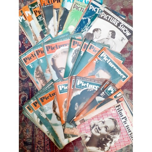 90 - A quantity of 1930s and 40s magazines to include Film Weekly, Picturegoer and Film Pictorial
Locatio... 