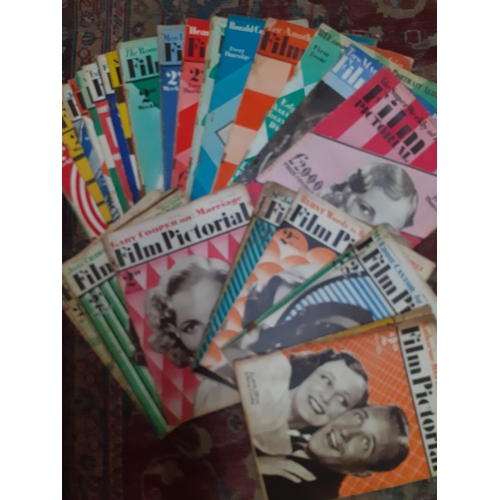 90 - A quantity of 1930s and 40s magazines to include Film Weekly, Picturegoer and Film Pictorial
Locatio... 