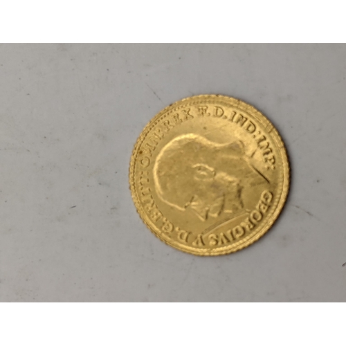 6 - Jewellers one-quarter sovereign, 18ct tested, 2.0g Location: CAB3