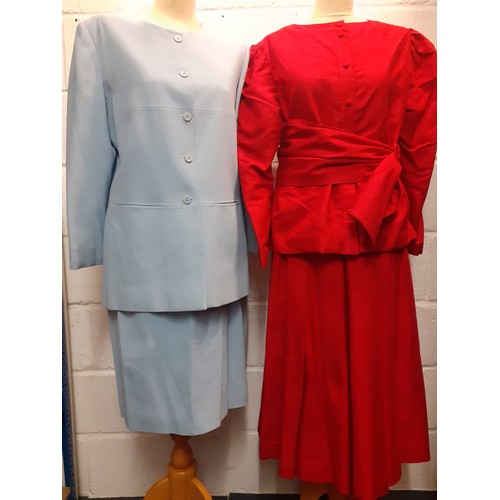 517 - A group of 1960's-1980's ladies clothing to include a David Emanuel at Designer Originals black jack... 