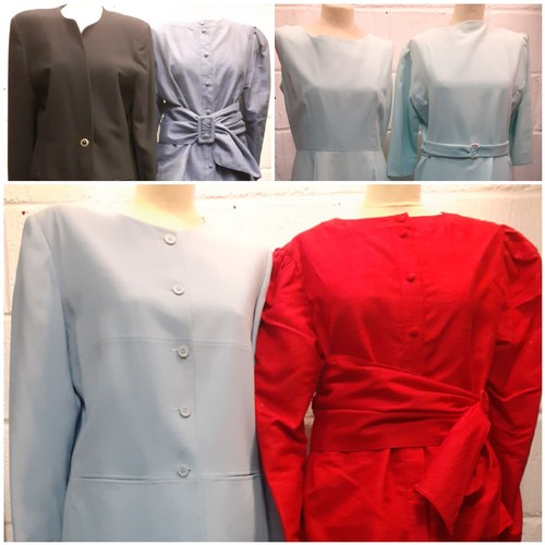 517 - A group of 1960's-1980's ladies clothing to include a David Emanuel at Designer Originals black jack... 