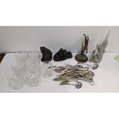 121 - Ceramics and collectables to include an early Royal Albert part tea set, a part coffee set, silver p... 