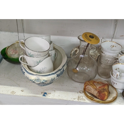 193 - A large mixed lot to include glass decanters, mixed ceramics, Royal Crown Derby, mixed models and ot... 