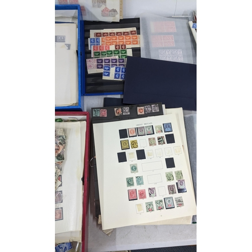 316 - Mixed stamps to include a penny black anniversary book and mixed British stamps, loose and in albums... 