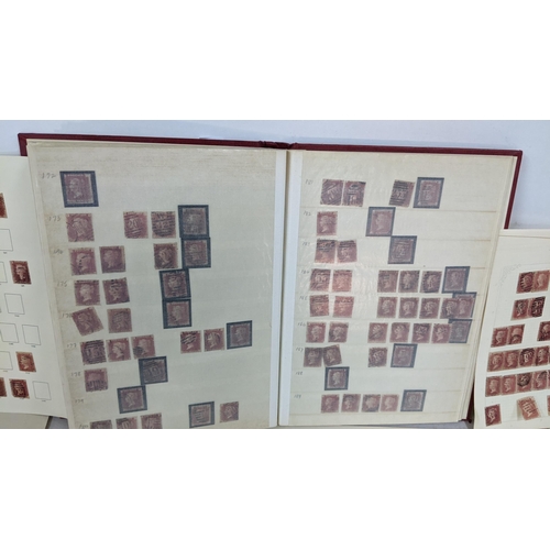 317 - A collection of penny red stamps contained in an album and loose sheets
Location:RWM