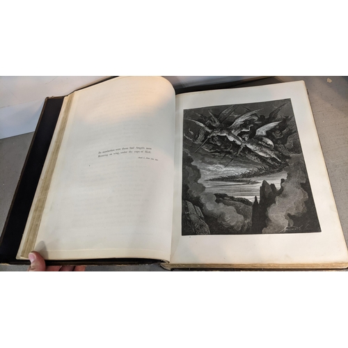 59 - Book: Miltons Paradise Lost illustrated by Gustave Dore with notes and Life of Milton by Robert Vaug... 