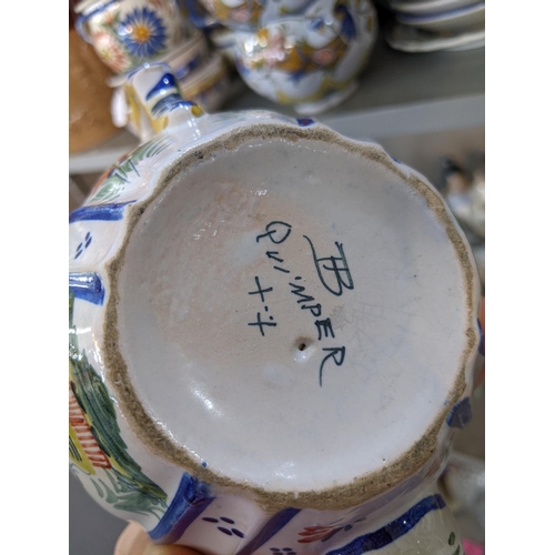 8 - THIS LOT HAS BEEN WITHDRAWN
A mixed lot of china and ceramics to include a Royal Doulton flagon, har... 