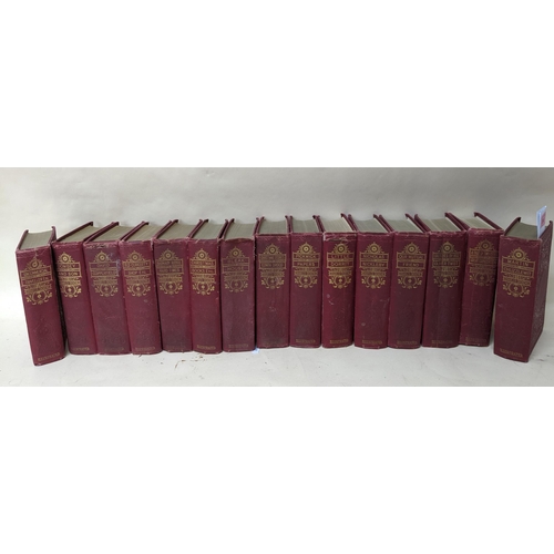 334 - Books-A set of The Waverley Book Co Works of Charles Dickens, a facsimile of the author's favourite ... 