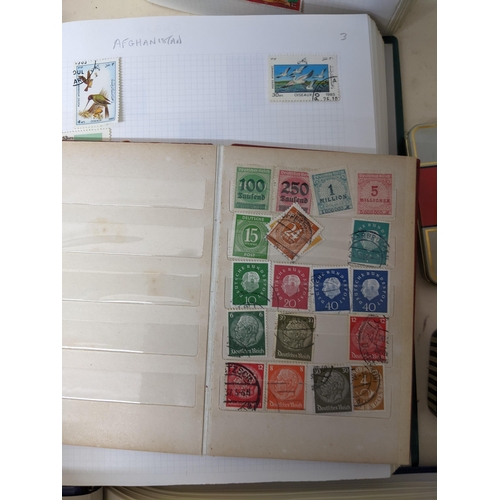 335 - A collection of worldwide stamps held in 6 albums, along with 1st day covers from the 1970s onwards,... 