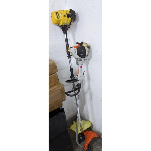 338 - A Stihl FS 50C petrol grass trimmer and a LWA Japanese made petrol grass trimmer
Location:G