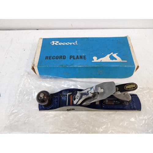 468 - A Record No. 10 rebate cutter plane boxed as new 
Location: G