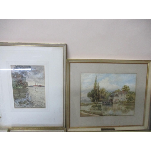 424 - A group of framed and glazed pictures to include J.Roy Martin - Lifeboat Elizabeth Ann at sea off th... 