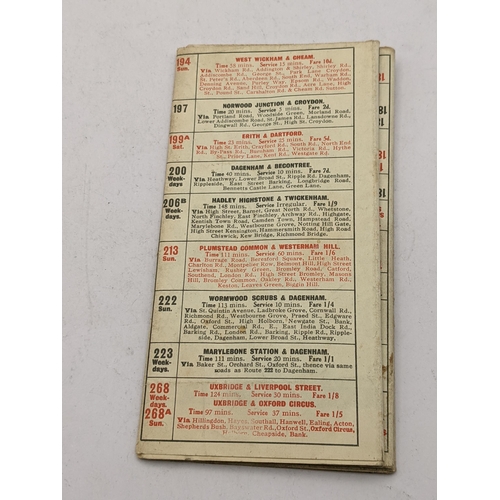 10 - London underground - A.H.C Beck (Henry 'Harry') Map of London's underground railways, Edition  No. 2... 