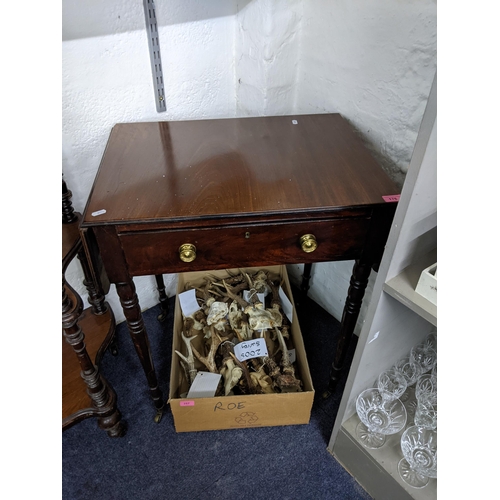 176 - An early 19th century mahogany Pembroke table together with a Georgian inspired pot cupboard
Locatio... 