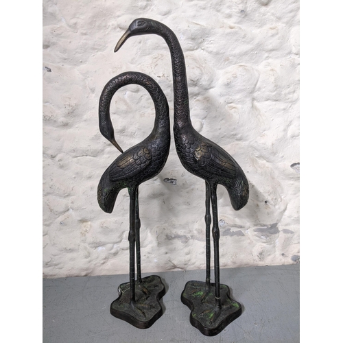 283 - A pair of Japanese style patinated model storks
Location:A1F