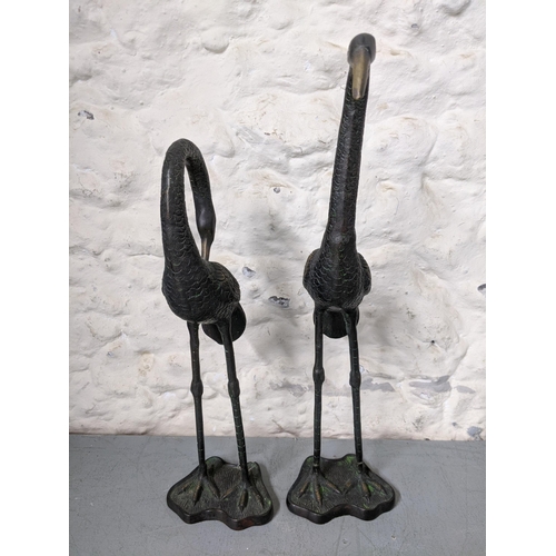 283 - A pair of Japanese style patinated model storks
Location:A1F