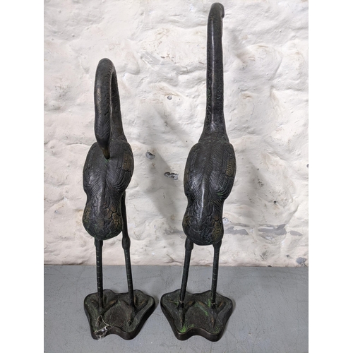 283 - A pair of Japanese style patinated model storks
Location:A1F