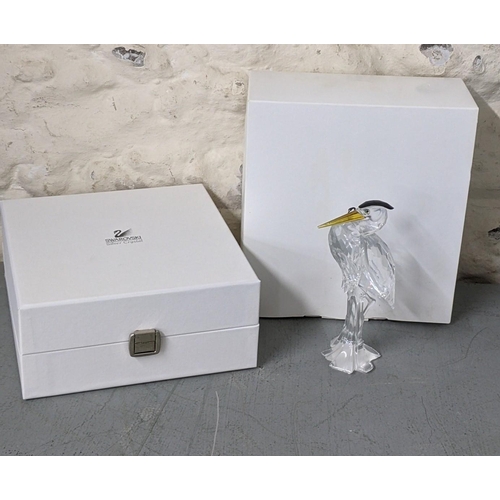 325 - A Swarovski crystal model of a silver Heron with original box
Location:R2.4