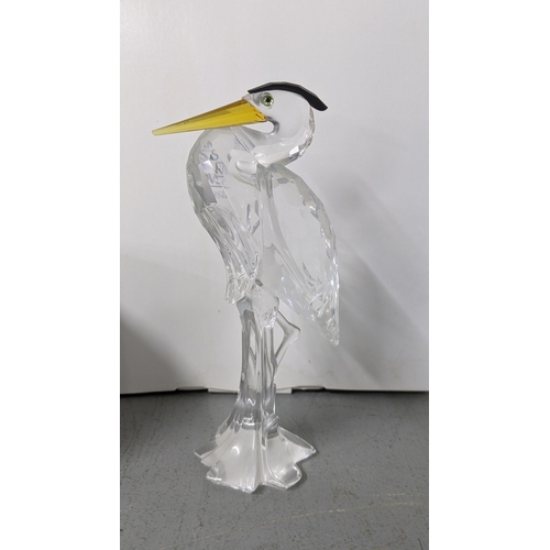 325 - A Swarovski crystal model of a silver Heron with original box
Location:R2.4