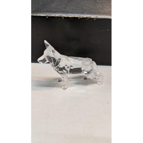 449 - A Swarovski crystal German shepherd dog with its box
Location: R2.2