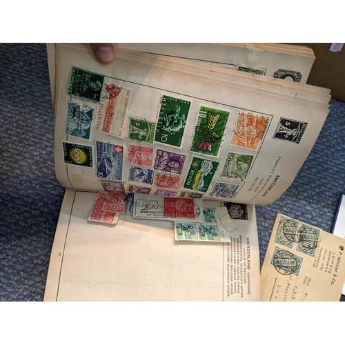 45 - Mixed world stamps to include an album compromising of British and commonwealth examples, China, Nor... 