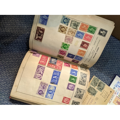 45 - Mixed world stamps to include an album compromising of British and commonwealth examples, China, Nor... 