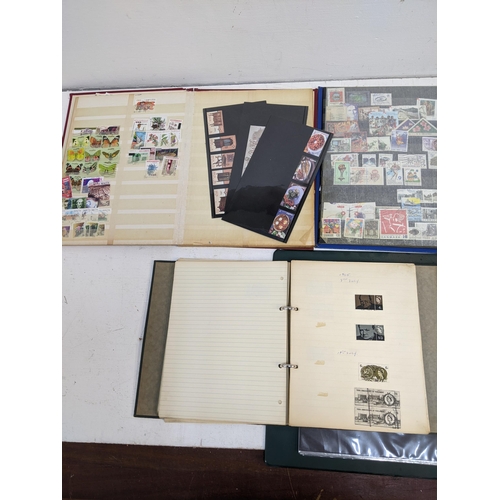 335 - A collection of worldwide stamps held in 6 albums, along with 1st day covers from the 1970s onwards,... 