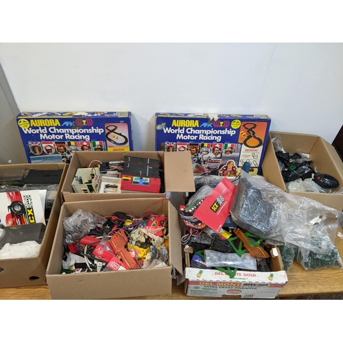 362 - Scalextric and related parts, and accessories, no cars
Location: G